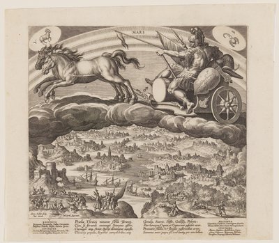 Marte, de Os Sete Planetas de Jan Sadeler I
