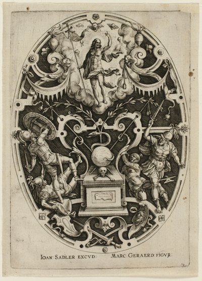 Ressurreição, da Paixão de Cristo de Jan Sadeler I