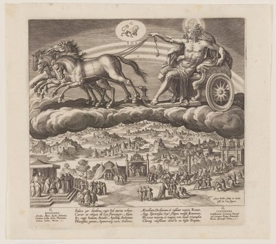 O Sol, de Os Sete Planetas de Jan Sadeler I