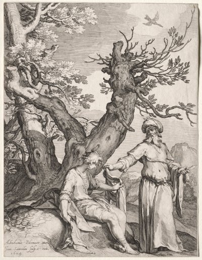 Aías e Jeroboão de Jan Saenredam