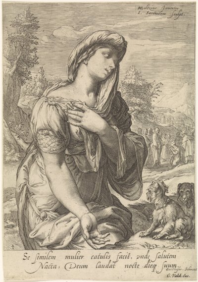 A mulher Canaanesa
Mulheres famosas do Novo Testamento (título da série) de Jan Saenredam