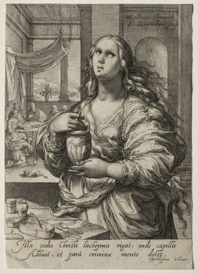 Heroínas do Novo Testamento: Maria Madalena de Jan Saenredam