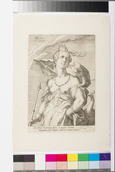 Juno (gravura) de Jan Saenredam