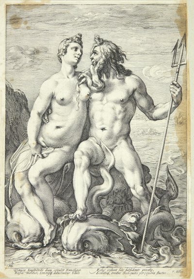 Netuno e os Anfitrites de Jan Saenredam