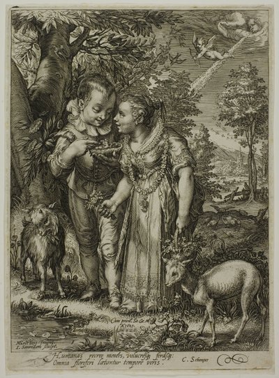 Primavera, de As Quatro Estações de Jan Saenredam