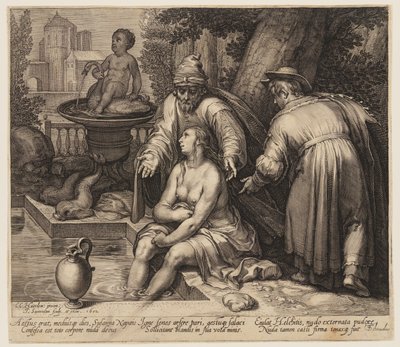 Susana e os anciãos de Jan Saenredam