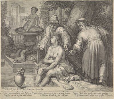 Susana e os Anciãos de Jan Saenredam