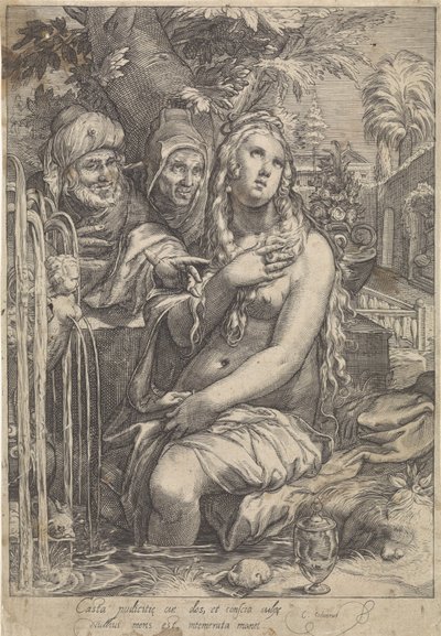 Susana e os Anciãos de Jan Saenredam