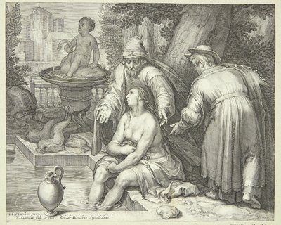 Susana e os anciãos de Jan Saenredam