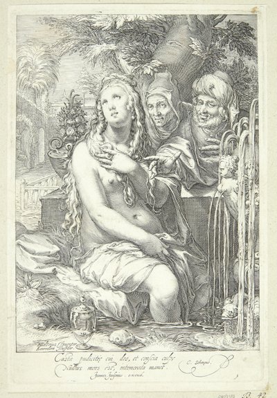 Susana e os anciãos de Jan Saenredam