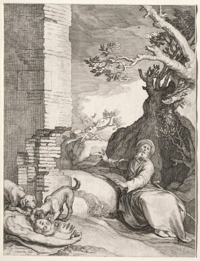 A Predição de Aías, 1604. de Jan Saenredam