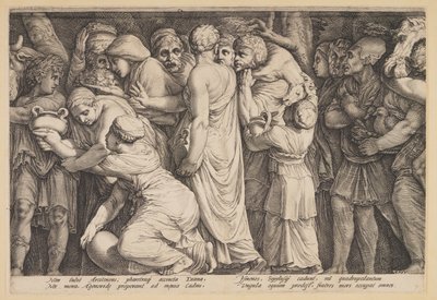 O castigo de Niobe (Prato 7) de Jan Saenredam
