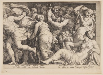 O Castigo de Niobe (Prato 8) de Jan Saenredam
