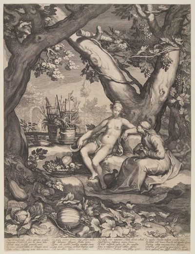 Vertumno e Pomona de Jan Saenredam