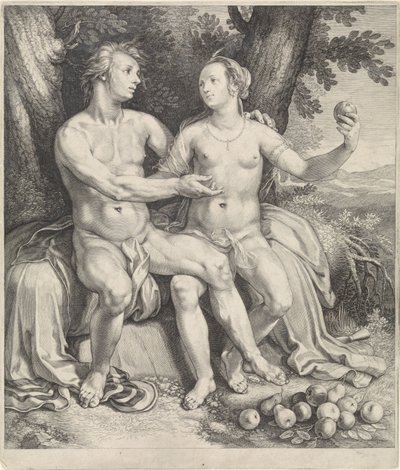 Vertumnus em Pomona de Jan Saenredam