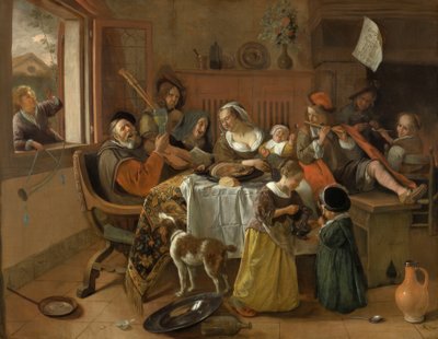 A familia feliz de Jan Havickszoon Steen