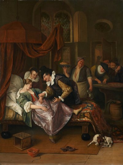 A Visita do Médico de Jan Steen