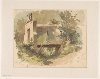 Ruína do castelo de Heemstede de Jan Striening