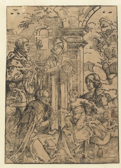 Adoração dos três reis
Cenas da vida de Cristo (título da série) de Jan Swart Van Groningen