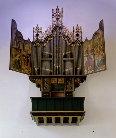 Órgão pintado, 1526 de Jan Swart Van Groningen