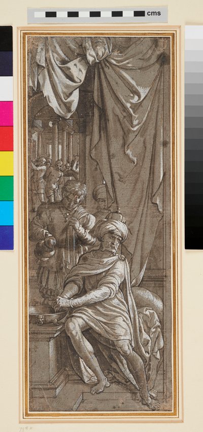 Pôncio Pilatos lavando as mãos de Jan Swart Van Groningen