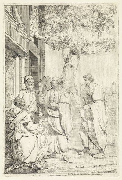 Sócrates em Xantippe de Jan Tersteeg