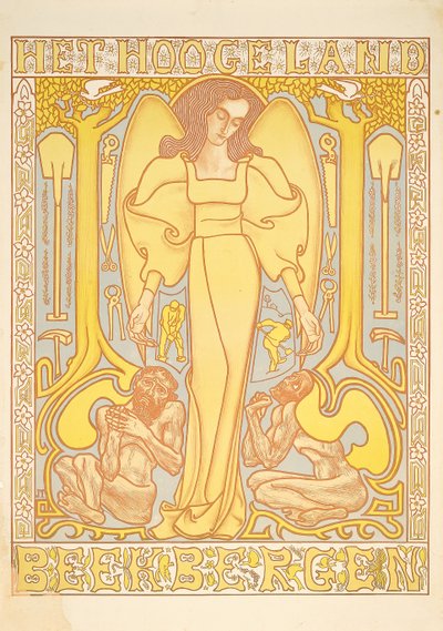O Hoogeland, Beekbergen, 1896 de Jan Toorop