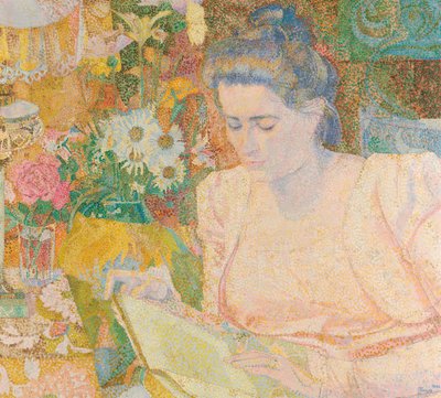 Retrato de Marie Jeannette de Lange, c.1900 de Jan Toorop