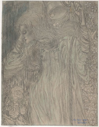 O Sonhador, 1897 de Jan Toorop