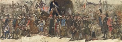 O Imperador de Java (aguarela sobre lápis sobre papel) de Jan Toorop