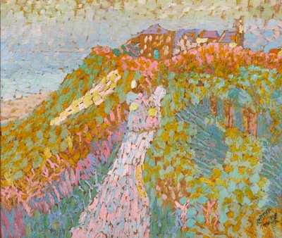As dunas de Domburg, 1908. de Jan Toorop
