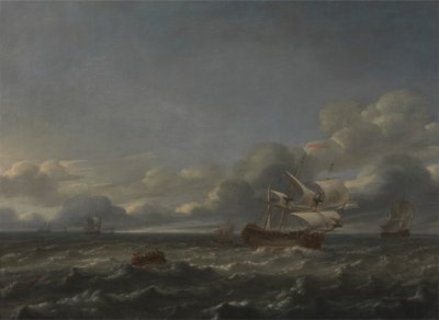 Homens de Guerra numa Brisa Rígida de Jan Theunisz Blankerhoff
