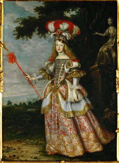 Margarita Teresa, Infanta de Espanha, em traje teatral (cobre) de Jan Thomas