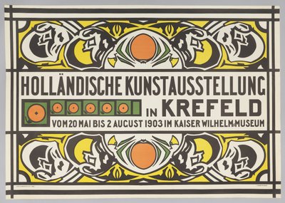 Exposição de Arte Holandesa em Krefeld de Johan Thorn Prikker
