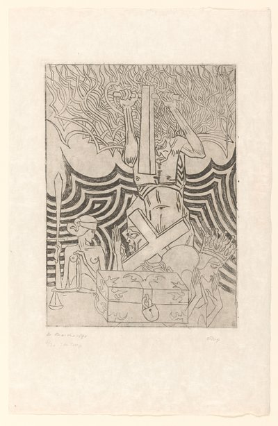 De Anarchie (título original no objeto) De Anarchist (título original) de Jan Toorop