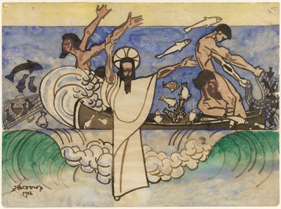 A captura milagrosa de peixe de Jan Toorop