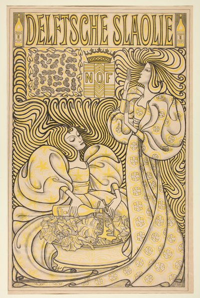Óleo para salada Delft de Jan Toorop