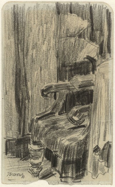 Cadeira de braços parcialmente cortada de Jan Toorop