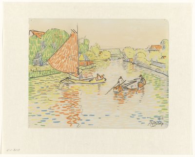 Canal em Veere de Jan Toorop