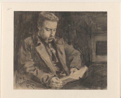 Retrato de Engelbert van Bevervoorde, guardião do castelo de Muiden de Jan Toorop