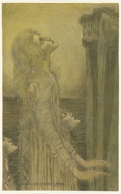 Esboço para Panis Angelicus de Jan Toorop