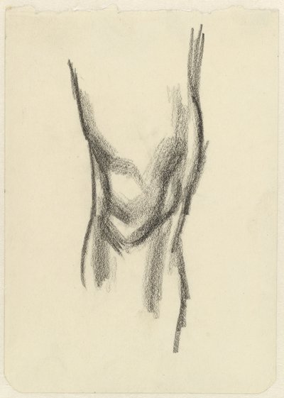 Estudo de um joelho de Jan Toorop