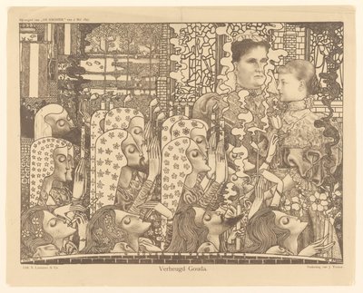 Verheugd Gouda (título original sobre o objecto) de Jan Toorop