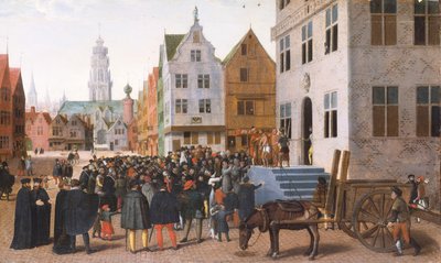 Ecce Homo (óleo sobre madeira) de Jan Van Wechelen