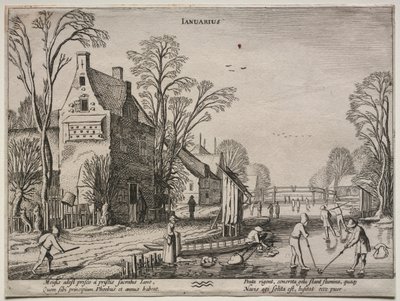 Os Doze Meses: janeiro. de Jan Van de Velde