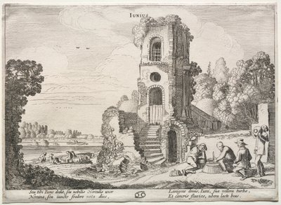 Os Doze Meses: junho. de Jan Van de Velde