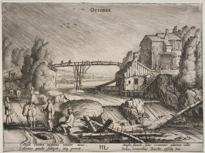Os Doze Meses: Outubro. de Jan Van de Velde