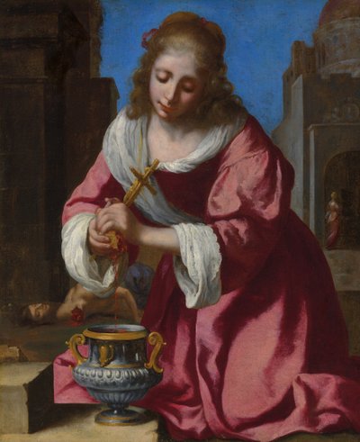Saint Praxedis de Jan Vermeer van Delft