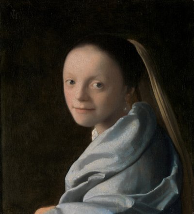 Estudo de uma Jovem, ca. 1665-67. de Jan Vermeer van Delft