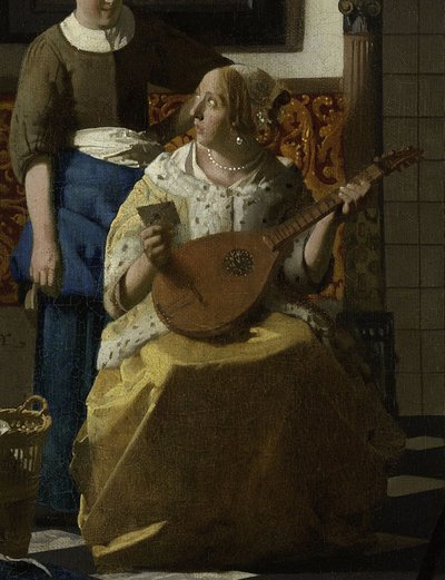 A carta de amor, c.1669-70 de Jan Vermeer van Delft